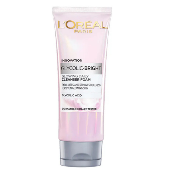 Loreal Paris Glycolic Bright Cleanser Foam 100ml